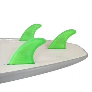 3Pcs Tri Surf Fins With Honeycomb Fibreglass for Surfboard Surf Fin Surfboard Accessories Water Sports Surfing Board