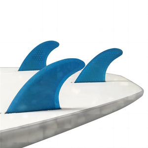 3Pcs Tri Surf Fins With Honeycomb Fibreglass for Surfboard Surf Fin Surfboard Accessories Water Sports Surfing Board