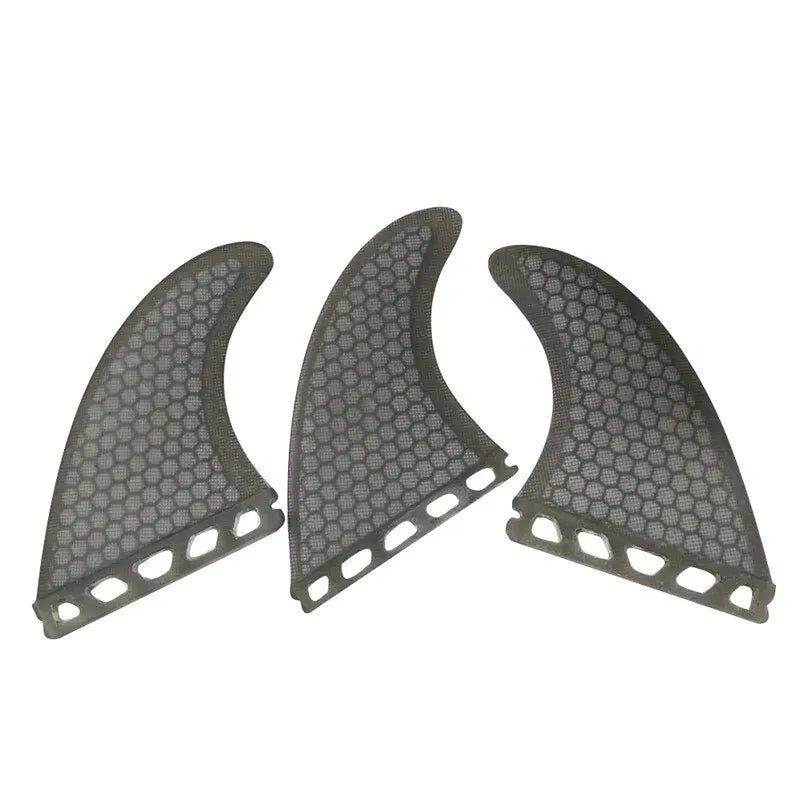 3Pcs Tri Surf Fins With Honeycomb Fibreglass for Surfboard Surf Fin Surfboard Accessories Water Sports Surfing Board