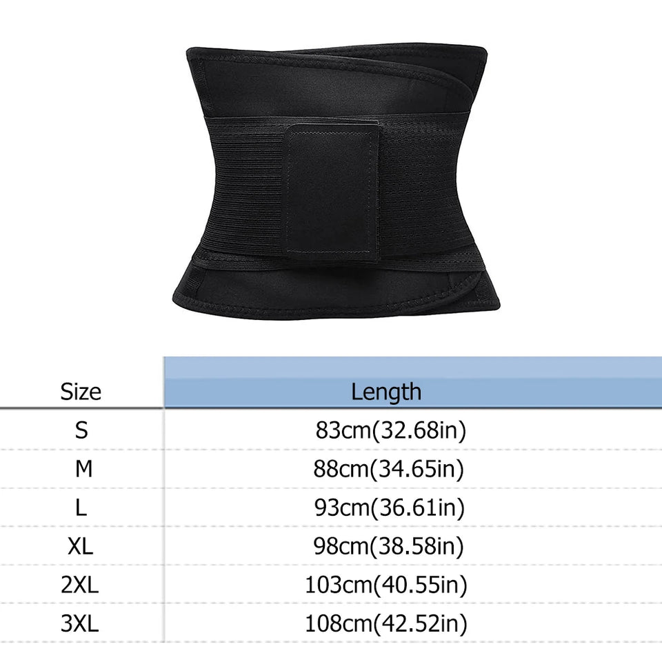 Sports Shaper Unisex Waist Trainer Corset Body Shaper Slimming Girdle Belt Exercise Workout Gym Corset Underbust Control Shaper