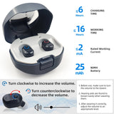 2024 new cheap Hearing Aids Rechargeable USB Deaf Help in Ear Invisible New Design a Pair Father Mother Gift