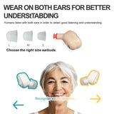 2024 new cheap Hearing Aids Rechargeable USB Deaf Help in Ear Invisible New Design a Pair Father Mother Gift