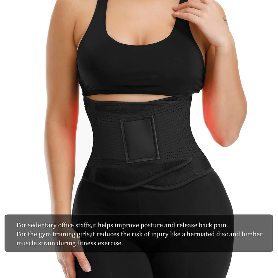 Sports Shaper Unisex Waist Trainer Corset Body Shaper Slimming Girdle Belt Exercise Workout Gym Corset Underbust Control Shaper