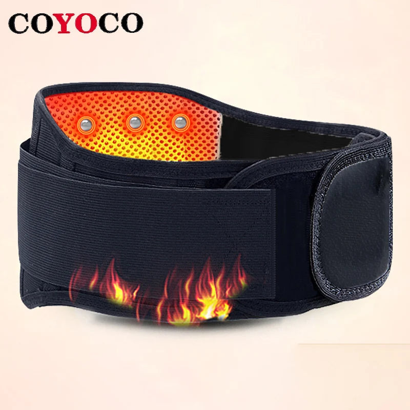 COYOCO Self Heating Waist Trimmer Support Tourmaline Body Shaper Gym Accessories Warm for Waist Pain Relief and Injury Recovery