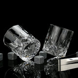 Whiskey Stones & Glasses Set, Granite Ice Cube For Whisky, Whisky Chilling Rocks In Wooden Box, Best Gift For Dad Husband Men