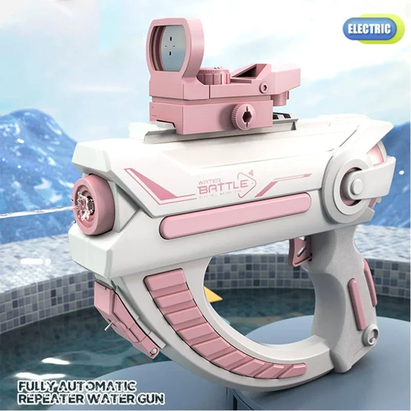 Electric Water Gun Toys Bursts Children's High-pressure Strong Charging Energy Water Automatic Water Spray Children's Toy Guns