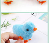 Cartoon Wind-up Chicken Simulation Plush Jumping Chicken Nostalgia Toy Clockwork Toy Gift for Kid Gifts Children's Wind-up Toys