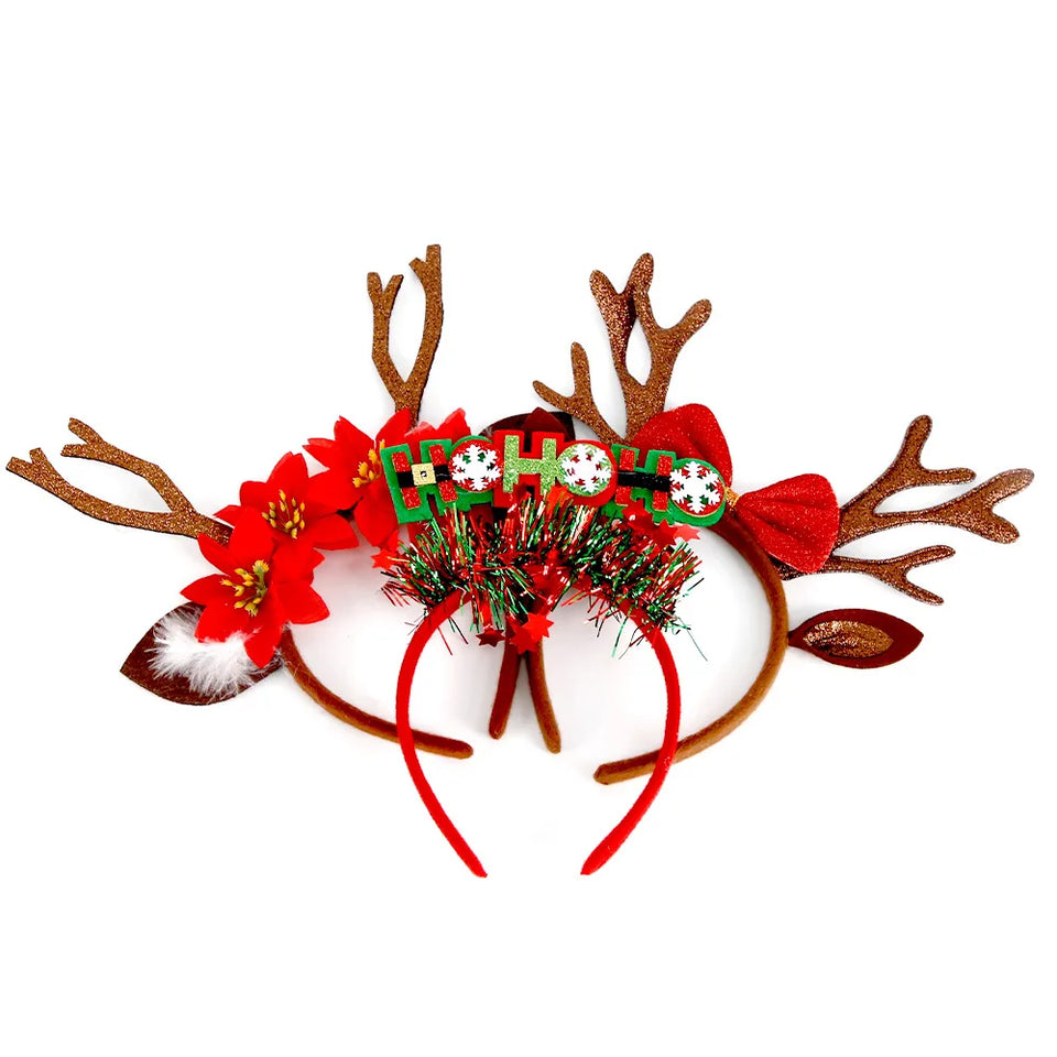 Christmas Headbands for Women, Antler Headbands, Cute Hairpins, Deer Horn Christmas Headbands