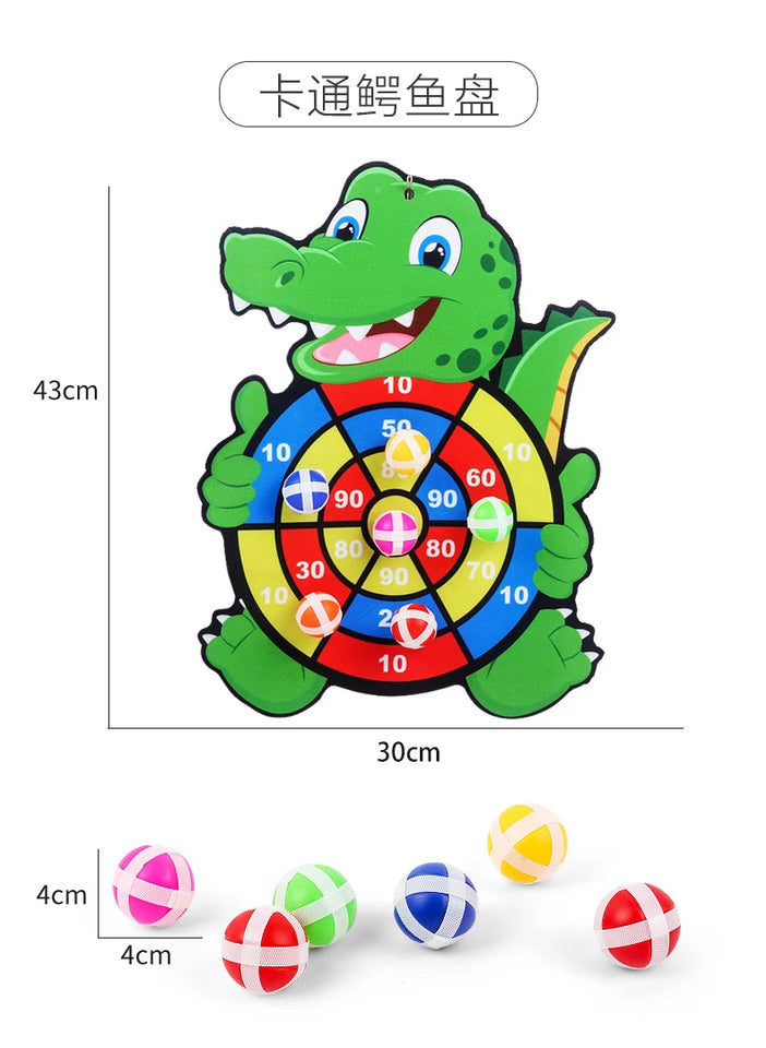 Montessori Dart Board Target Sports Game Toys For Children 4 To 6 Years Old Outdoor Toy Child Indoor Girls Sticky Ball Boys Gift