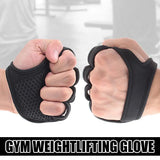 Women Hand Wrist Palm Protector Gloves Gym Fitness Heavy Glove Gloves Half Non-Slip Wrist Finger Weightlifting Sport Support