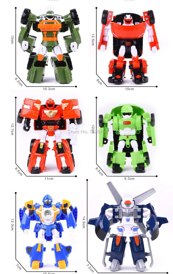 Mini Tobot Transformation Robot Toys Korea Cartoon Brothers Anime Tobot Deformation Car Airplane Toys for Children Gift