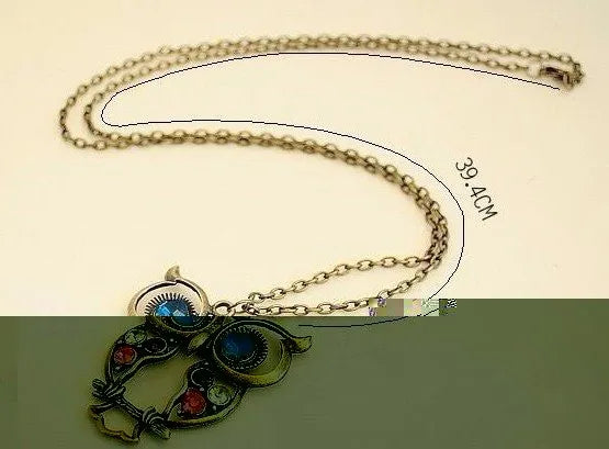 Retro Multi Owl Necklace Animal Pendant Necklaces Women's Fashion Summer Vintage Jewelry Gift Wholesale Gothic Trend 2024