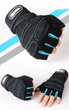 Workout Gloves for Men Women Weight Lifting Half Finger Glove with Wrist Wrap for Gym Sport Training Bicycle Motorcyclist Glove