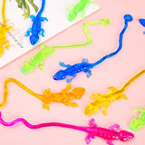 Cute Animal Gecko Sticky Stretchable Sticky Toys Kids Birthday Gifts Party Favors Guest Gifts School Goodie Filler