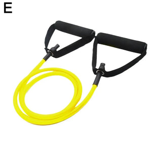 Resistance Bands with Handles Yoga Pull Rope Elastic Fitness Exercise Straps Gym Tube Band for Home Workouts Strength Training