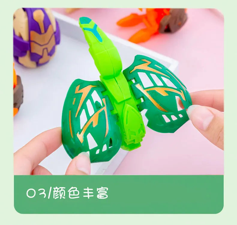 Children Deformed Dinosaur Egg Toy Kid Simulation Dinosaur Deformation Egg Boy Mini Deformed Twisted Egg Kindergarten Small Gift