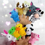 Creative Finger Puppets Cloth Doll Baby Hand Cartoon Educational Animal Cute Toy Cartoon Animal Toy Puppets Story Party Toys