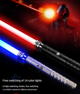 RGB Metal Lightsaber Laser Sword Toys Light Saber 15Color Change Kids Soundfonts Force FX FOC Blaster Toys Jedi Laser Sword Gift