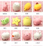 1/5pcs Mochi Squishies Toys Kids Antistress Ball Squeeze Party Favors Stress Relief Toy for Birthday Kawaii Cartoon Mini Toys