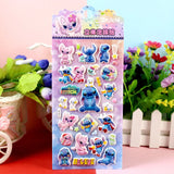 NEW Disney Anime Stitch Bubble stickers Stitch Children's cartoon 3d stickers kids Birthday party stereo stickers toys gifts