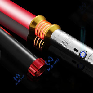 RGB Metal Lightsaber Laser Sword Toys Light Saber 15Color Change Kids Soundfonts Force FX FOC Blaster Toys Jedi Laser Sword Gift