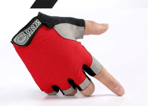 Gym Anti Slip Half Finger Gloves Breathable Dumbbells Gloves Men Women Elastic Shock Exercise Sports gloves for Cycling Bicycle