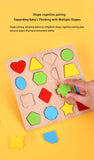 Wooden Jigsaw Puzzle Children Letters Numbers Board Pairing Puzzle Cognitive Montessori Early Educational Toys for Kids Gift