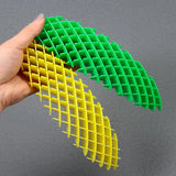 3D Printed Elastic Mesh Worm Big Fidget Toy Stress-Relieving Transforming Worm Toy Sensory Stress Anxiety Relief Gift for ADHD