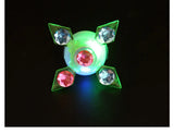 1PC Luminous Fingertip Spinner Toy Kids Fun Rotating Led Flash Glow Ring Party Glow-in-the-Dark Prop Finger Stress Relief Toys