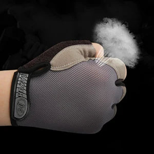 Gym Dumbbell Gloves Men Women Weightlifting Fitness Sport Training Exercise Gloves Non Slip Breathable Half Finger Cycling Glove