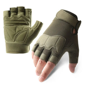 Men Tactical Gloves Half Finger Military Outdoor Riding Weight Lifting Training Protective Gloves Bicycle Exercise Gym Gloves