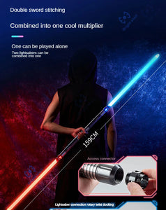 RGB Metal Lightsaber Laser Sword Toys Light Saber 15Color Change Kids Soundfonts Force FX FOC Blaster Toys Jedi Laser Sword Gift