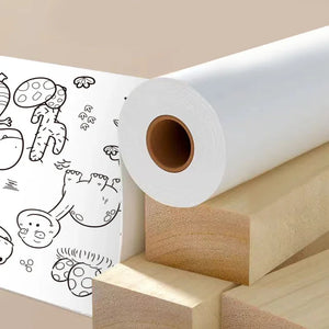 Children's Drawing Roll DIY Coloring Paper Roll Color Filling Paper Graffiti Scroll Paper-cut for Kids Painting Educational Toys