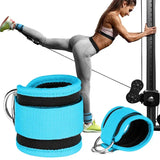 TPE Resistance Bands Ankle Straps Fitness Set D-Ring Support Ankle Cuffs Yoga Gym Equipment Guard Leg Strength Safety Extensions