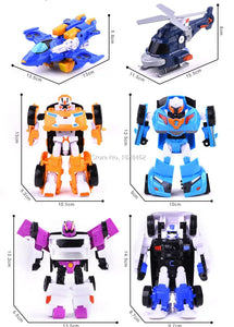 Mini Tobot Transformation Robot Toys Korea Cartoon Brothers Anime Tobot Deformation Car Airplane Toys for Children Gift