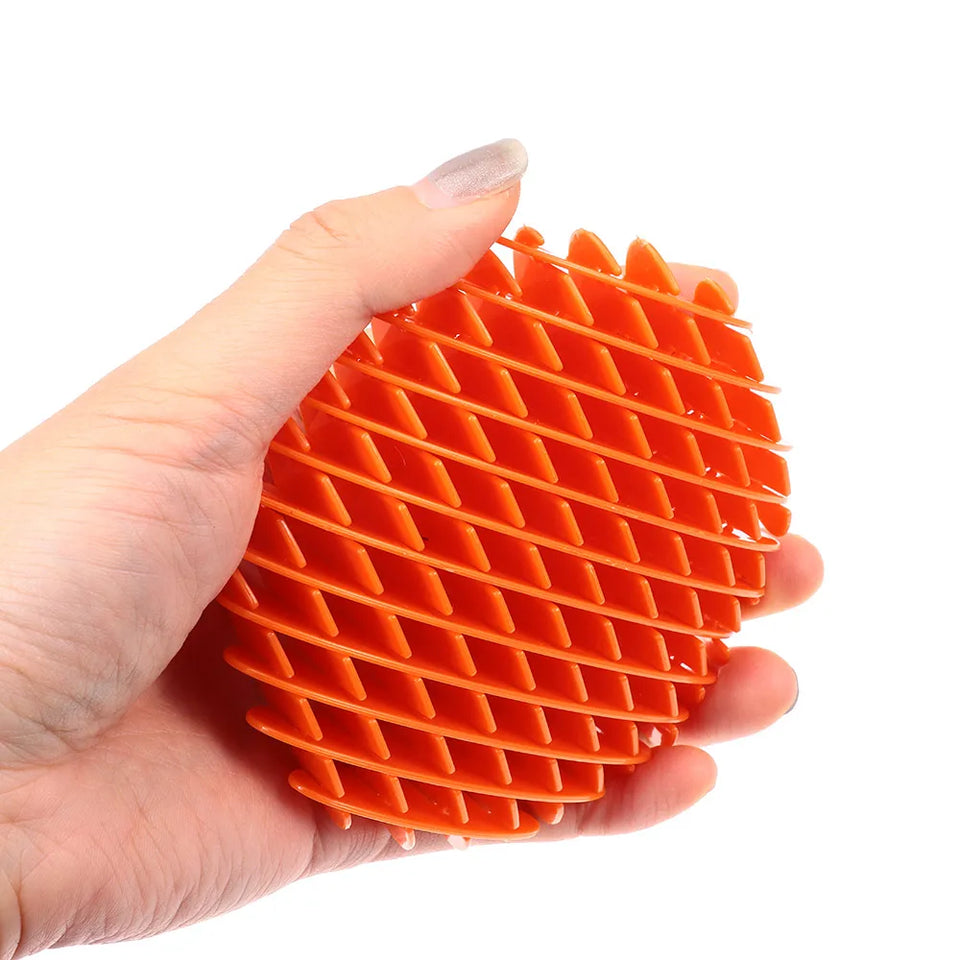 3D Printed Elastic Mesh Worm Big Fidget Toy Stress-Relieving Transforming Worm Toy Sensory Stress Anxiety Relief Gift for ADHD