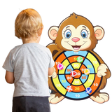 Montessori Dart Board Target Sports Game Toys For Children 4 To 6 Years Old Outdoor Toy Child Indoor Girls Sticky Ball Boys Gift