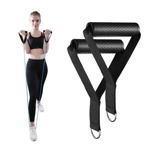 New Gym Resistance Bands Handles Anti-slip Grip Strong Nylon Webbing Fitness Heavy Duty Cable Machine Workout Equipment