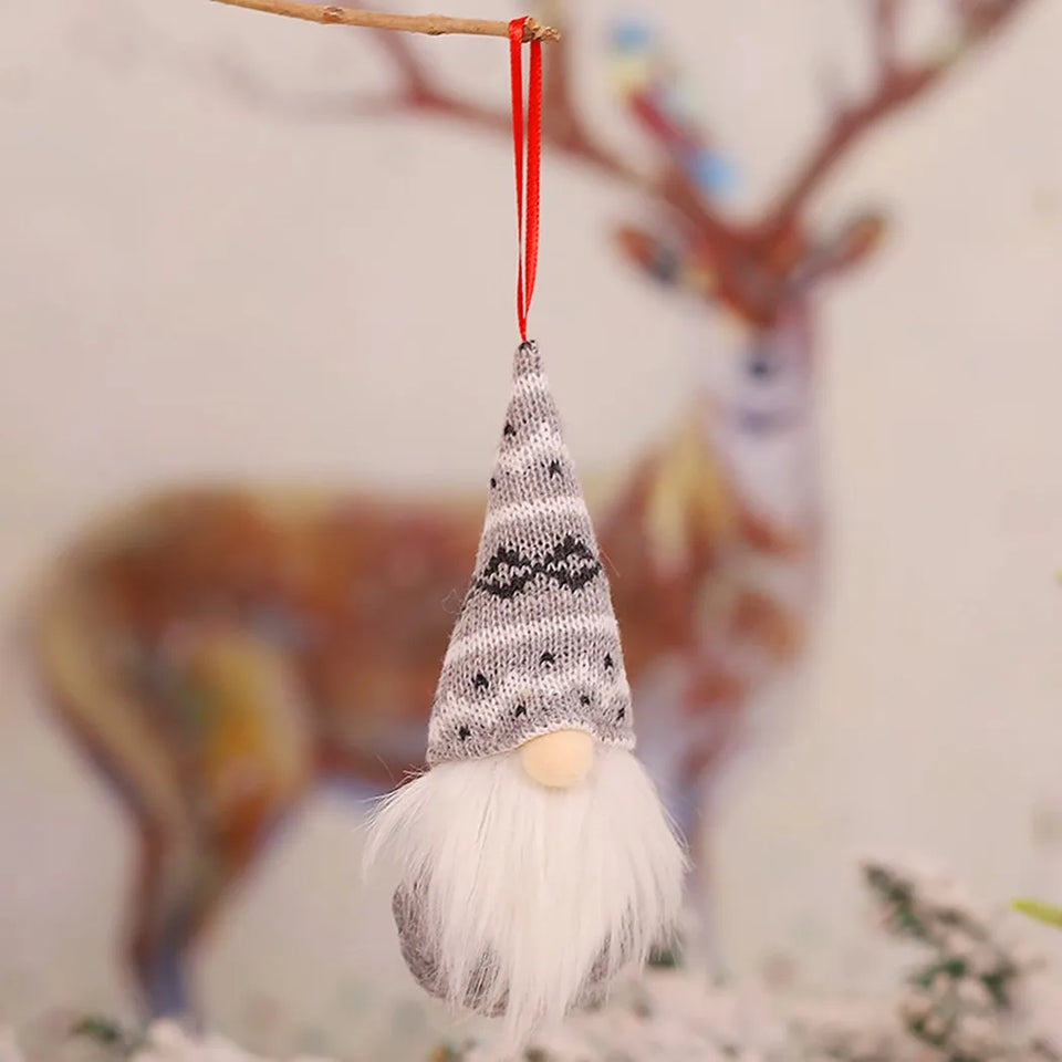 Cloth Doll Christmas Doll Xmas Doll Pendant Playful Christmas Gnomes Plush Santa Doll Xmas Gonk Dwarf Elf Decor