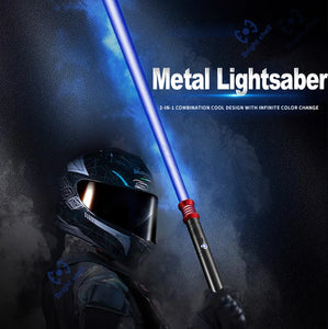 RGB Metal Lightsaber Laser Sword Toys Light Saber 15Color Change Kids Soundfonts Force FX FOC Blaster Toys Jedi Laser Sword Gift