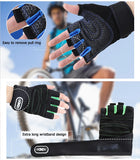 Dumbbell Gloves for Men Women Weightlifting Crossfit Bodybuilding Workout Sport Gym Training Gloves Non-slip Wrist Protector