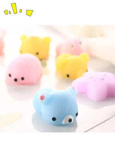 1/5pcs Mochi Squishies Toys Kids Antistress Ball Squeeze Party Favors Stress Relief Toy for Birthday Kawaii Cartoon Mini Toys