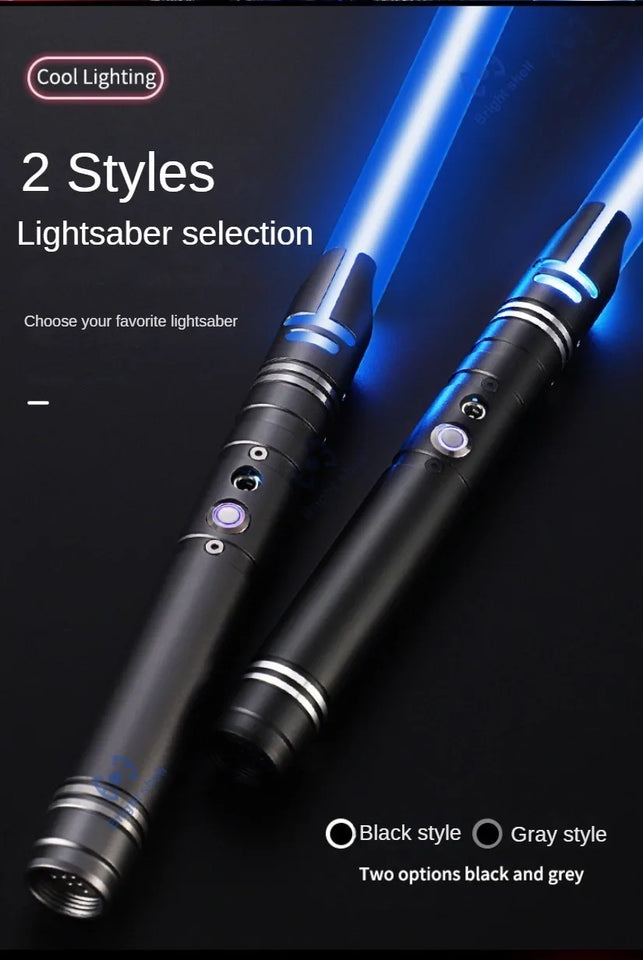 RGB Metal Lightsaber Laser Sword Toys Light Saber 15Color Change Kids Soundfonts Force FX FOC Blaster Toys Jedi Laser Sword Gift