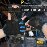 MOREOK Gym Gloves Breathable Anti-slip Pull Ups Training Yoga Body-building Exercise Fitness Workout Weight Lifting Gloves Men