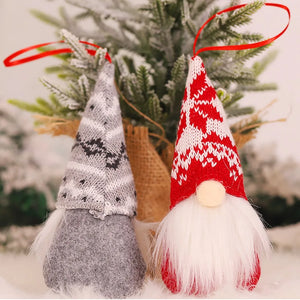 Cloth Doll Christmas Doll Xmas Doll Pendant Playful Christmas Gnomes Plush Santa Doll Xmas Gonk Dwarf Elf Decor