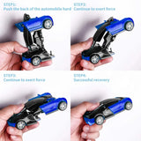 2 In 1 Car Toys One-key Deformation Car Toys Automatic Transformation Robot Model Car Diecasts Toy Boys Gifts Children Toys Gift