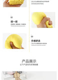 New Cute Transparent Cube Cheese Soft Toy Mochi Dessert Squeeze Party To Sensory Squeeze Pinching Silky Toy Simulation Toy Gift