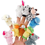 Creative Finger Puppets Cloth Doll Baby Hand Cartoon Educational Animal Cute Toy Cartoon Animal Toy Puppets Story Party Toys