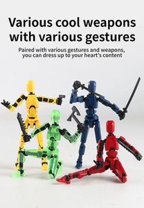 3D Multi-Jointed Movable Shapeshift Robot Creative Printed Mannequin Dummy Action Model Doll Toys Kid Decora for Girl Boys Gifts