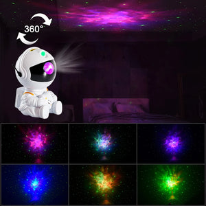 New Spaceman Projection Light Star Galaxy LED Projector Night Light Ambient Lamp For Room Bedroom Decoration Holiday Party Gift